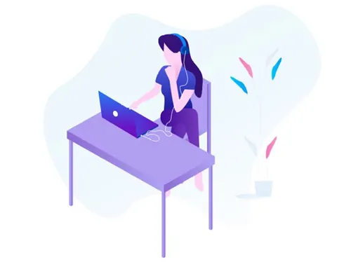 强大视觉概念营销与课程数据分析在线插图矢量设计素材Marketing  Courses 08