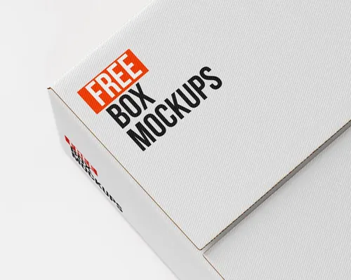 纸盒包装设计贴图样机PSD模板Box Mockups