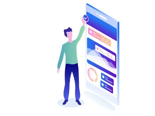 强大视觉概念营销与课程数据分析在线插图矢量设计素材Marketing  Courses 27