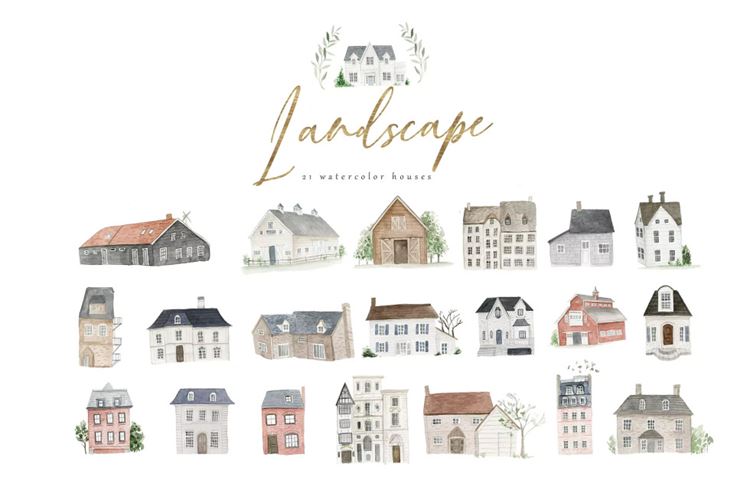 水彩手绘简易地图插画 Map Creator