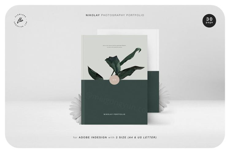 NIKOLAY摄影作品集图册设计模板画册模板 NIKOLAY Photography Portfolio 3742921