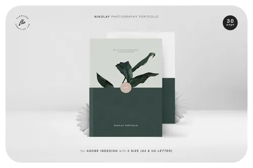 NIKOLAY摄影作品集图册设计模板画册模板 NIKOLAY Photography Portfolio 3742921