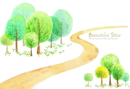 Have a nice day 韩国彩绘卡通元素包PSD