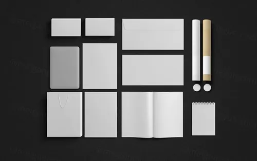 整套空白VI品牌项目PSD贴图模板Branding Identity Mockup