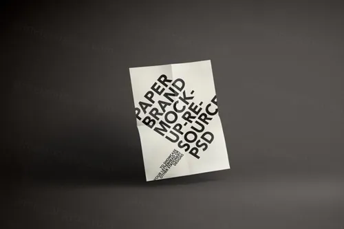 现代经典A4纸模型PSD模板Psd A4 Paper Mock-Up