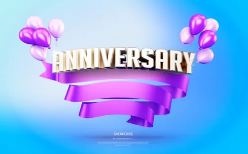 年终电商大促活动3D立体主题字打折促销海报PSD模板