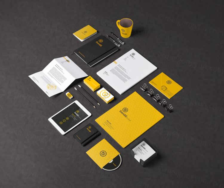 公司VI提案贴图PSD模板Stationery Branding Mock Up Vol107