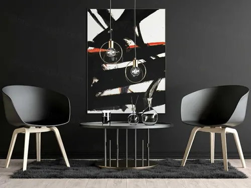 海报场景展示样机模版 Modern Dark Poster Mockup