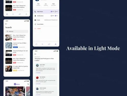 新闻应用程序用户界面工具包Beritax - News App UI