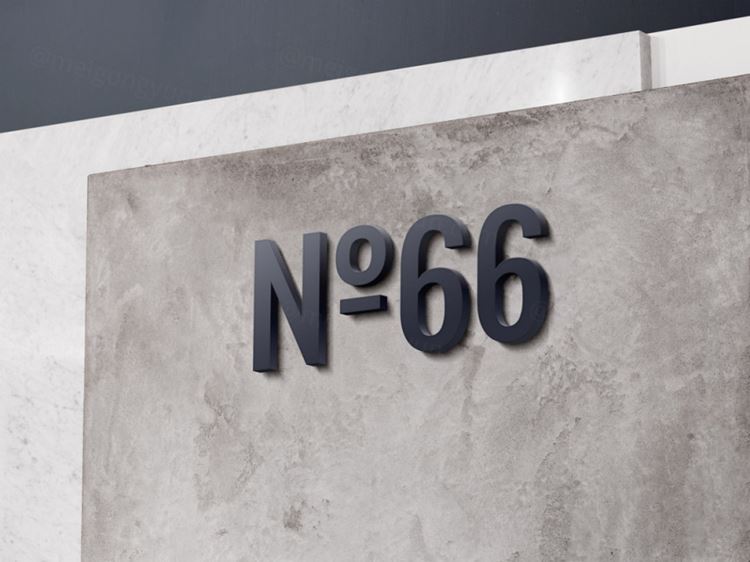 3Dlogo效果图贴图样机PSD模板3D Wall Logo MockUp Vol013