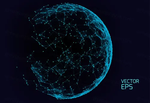 Abstract Background Vector illustraion 抽象科技背景矢量高清素材