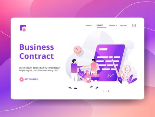 商业营销登录页Marketing Landing Page Vol 2