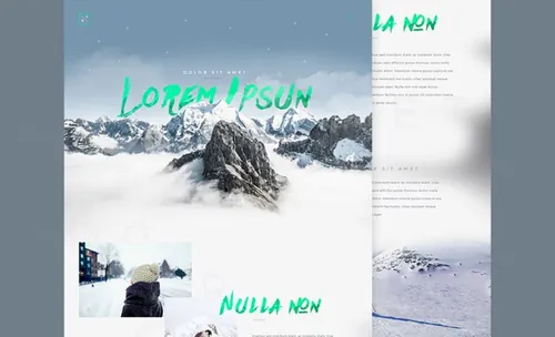 Winter Shot Template