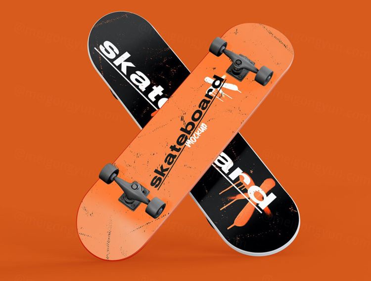 两个滑板设计样机（PSD）