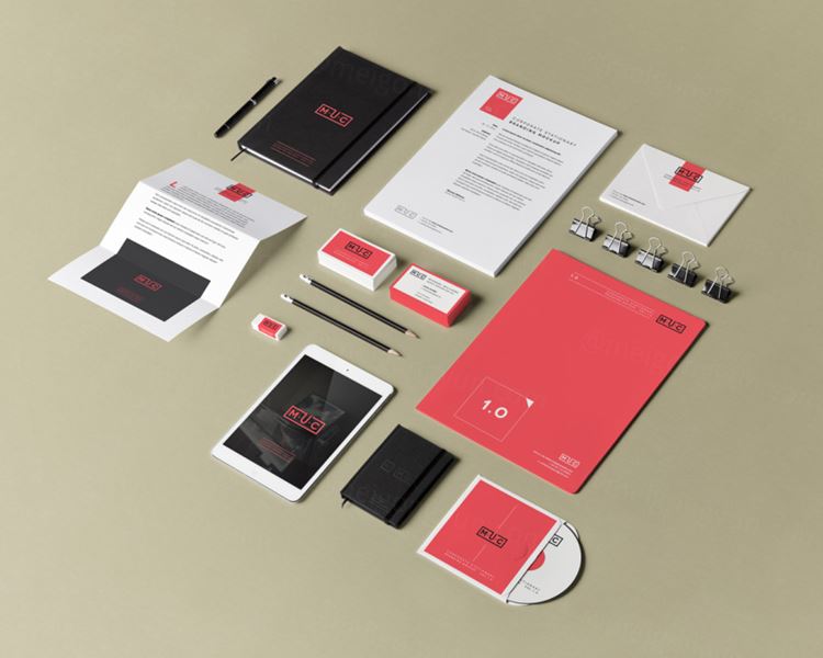 公司VI提案贴图PSD模板Stationery Branding Mock Up Vol108