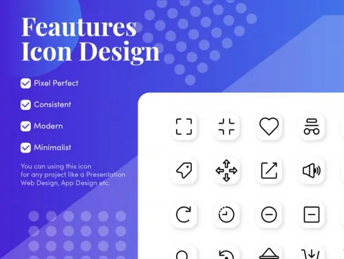 简洁ui网页图标myIcon Action v2