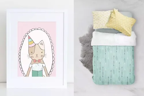 可爱卡通动物水彩插画 Love Story Collecti
