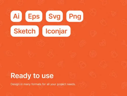 线性餐厅图标Restaurant icons