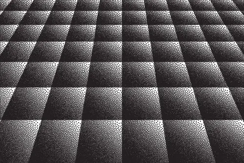 复古半色调墨水噪点几何抽象纹理矢量背景素材 Retro abstract texture background