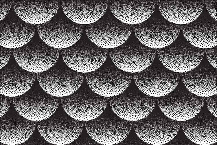 复古半色调墨水噪点几何抽象纹理矢量背景素材 Retro abstract texture background