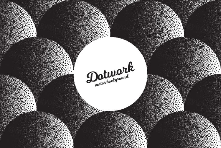 复古半色调墨水噪点几何抽象纹理矢量背景素材 Retro abstract texture background