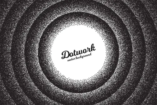 复古半色调墨水噪点几何抽象纹理矢量背景素材 Retro abstract texture background