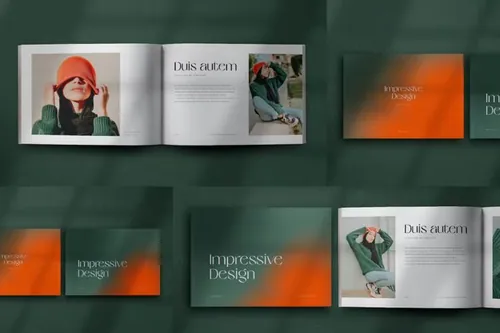 杂志书籍内页封面设计贴图展示样机模板 Autem – Lan