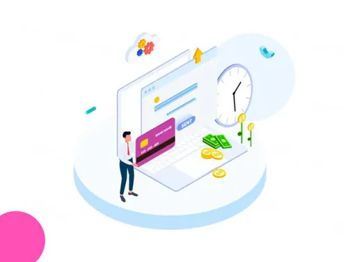 财务套件等距图Finance Kit Isometric Illust