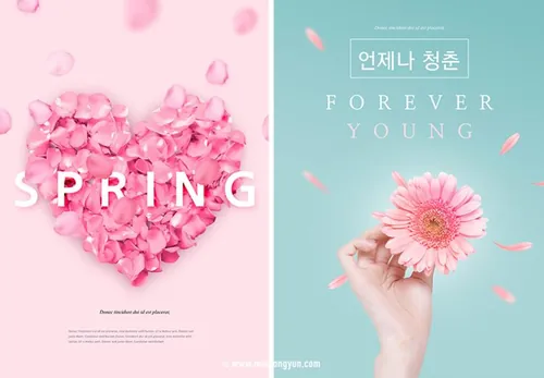 情人节海报PSD源文件Valentine\'s Day Pos