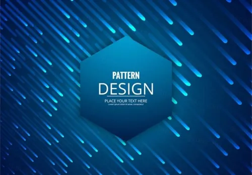 蓝色科技感高清背景震撼粒子球形波纹未来连接互联网大数据EPS矢量设计素材模板6010