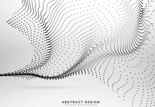 科技感高清背景震撼粒子球形波纹未来连接互联网大数据EPS矢量设计素材模板6504