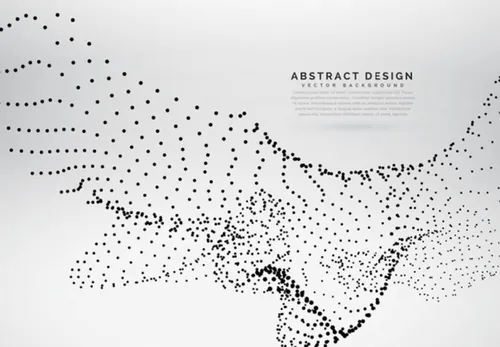 科技感高清背景震撼粒子球形波纹未来连接互联网大数据EPS矢量设计素材模板6506