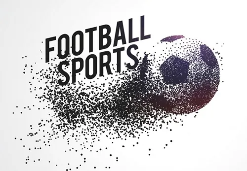 科技感足球分散震撼粒子高清背景球形EPS矢量设计素材模板6804