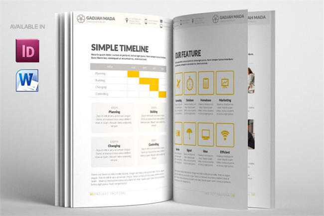 极简主义画册模板 Proposal Template