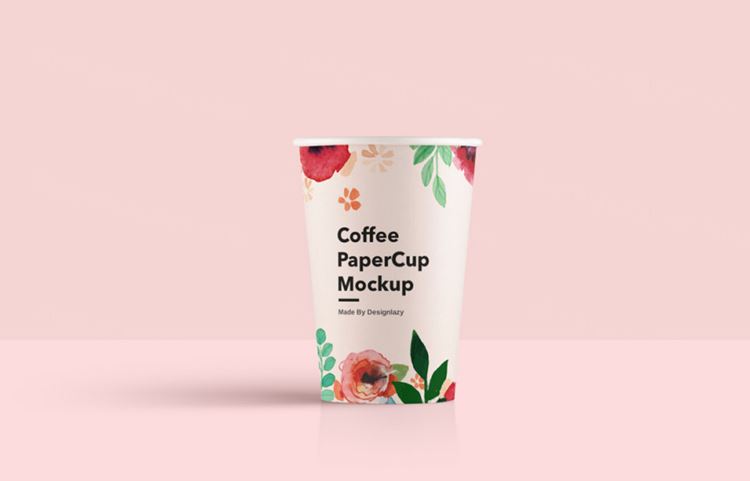 纸杯贴图样机PSD模板Coffee Cup Mockup