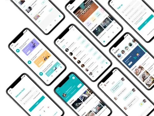 在线课程用户界面工具包online courses UI Kit