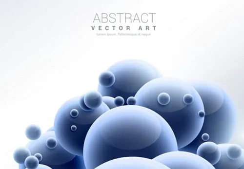 科技感高清背景震撼粒子球形波纹未来连接互联网大数据EPS矢量设计素材模板4123