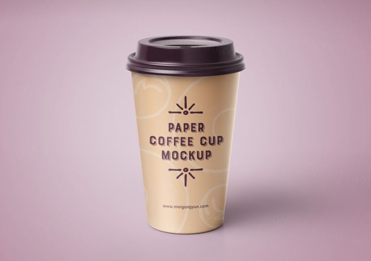 咖啡杯贴图展示样机模版 coffee cup mockup