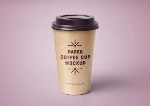 咖啡杯贴图展示样机模版 coffee cup mockup