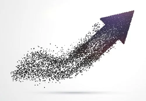 科技感箭头高清背景震撼粒子球形波纹未来连接互联网大数据EPS矢量设计素材模板6261