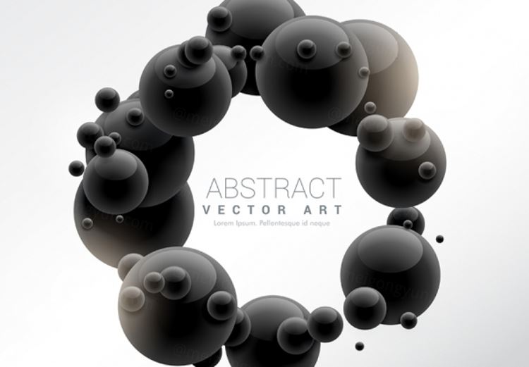 科技感高清背景震撼粒子球形波纹未来连接互联网大数据EPS矢量设计素材模板081503