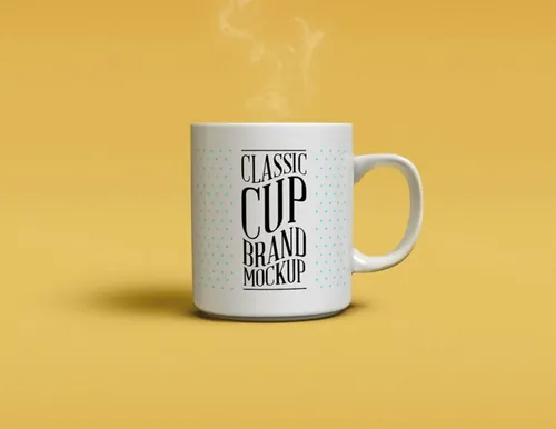 咖啡杯贴图样机PSD模板Psd Coffee Mug Mockup