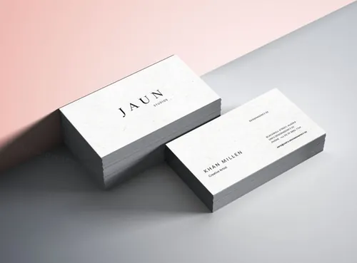 镶金边效果高端名片设计PSD样机模板 Gold Edges Business Card Mockup