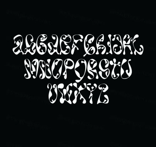 未来派生物异形圆润的英文装饰字体 Rembagram - Idaf 2.0升级版