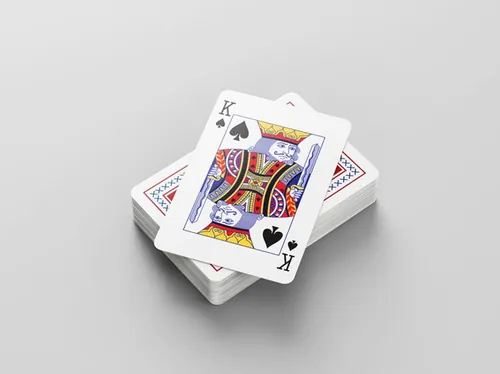 扑克牌魔术牌品牌设计提案样机PSD模板 Playing cards mockup