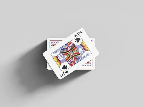 扑克牌魔术牌品牌设计提案样机PSD模板 Playing cards mockup