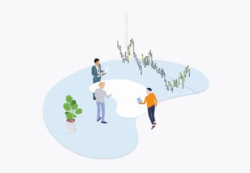 区块链概念等距插图素描插画矢量设计素材Blockchain Platform Isometric 08