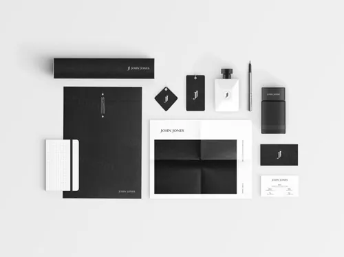 一套轻巧的品牌VI展示模型Mockup