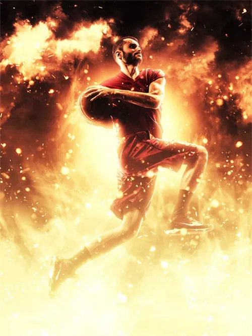 国外战场爆炸酷炫特效PS动作 Rising Sun Photoshop