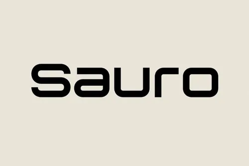 70年代汽车设计比例无衬线英文字体系列 Sauro - Fo